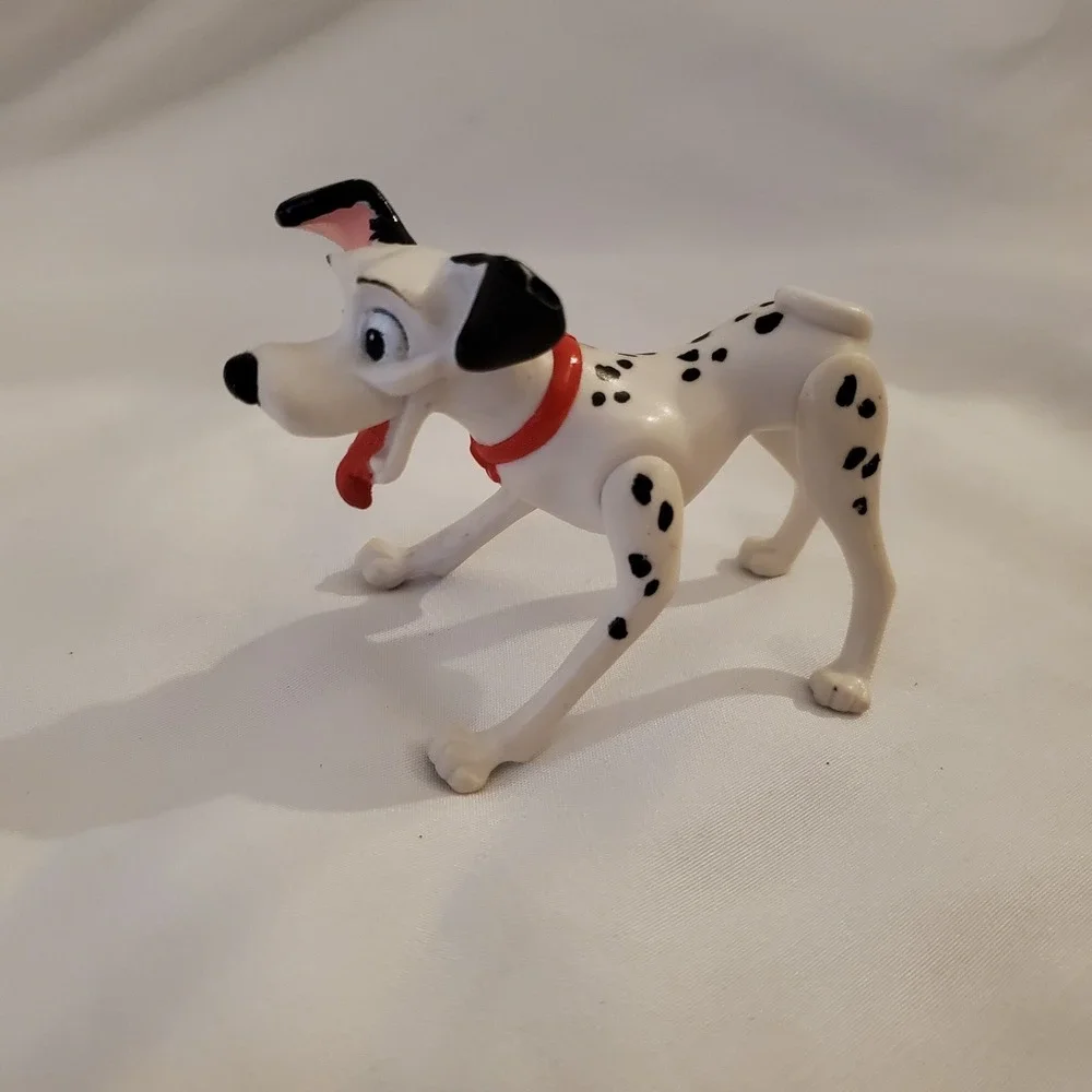 Vintage  90's Disney 101 Dalmatians Pongo Figure‎ Poseable Dog Collectible Toy